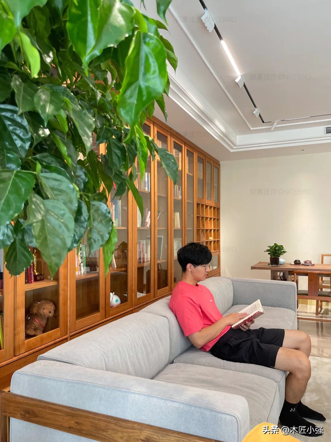 胡桃木极简大平层,北京180平大平层4房