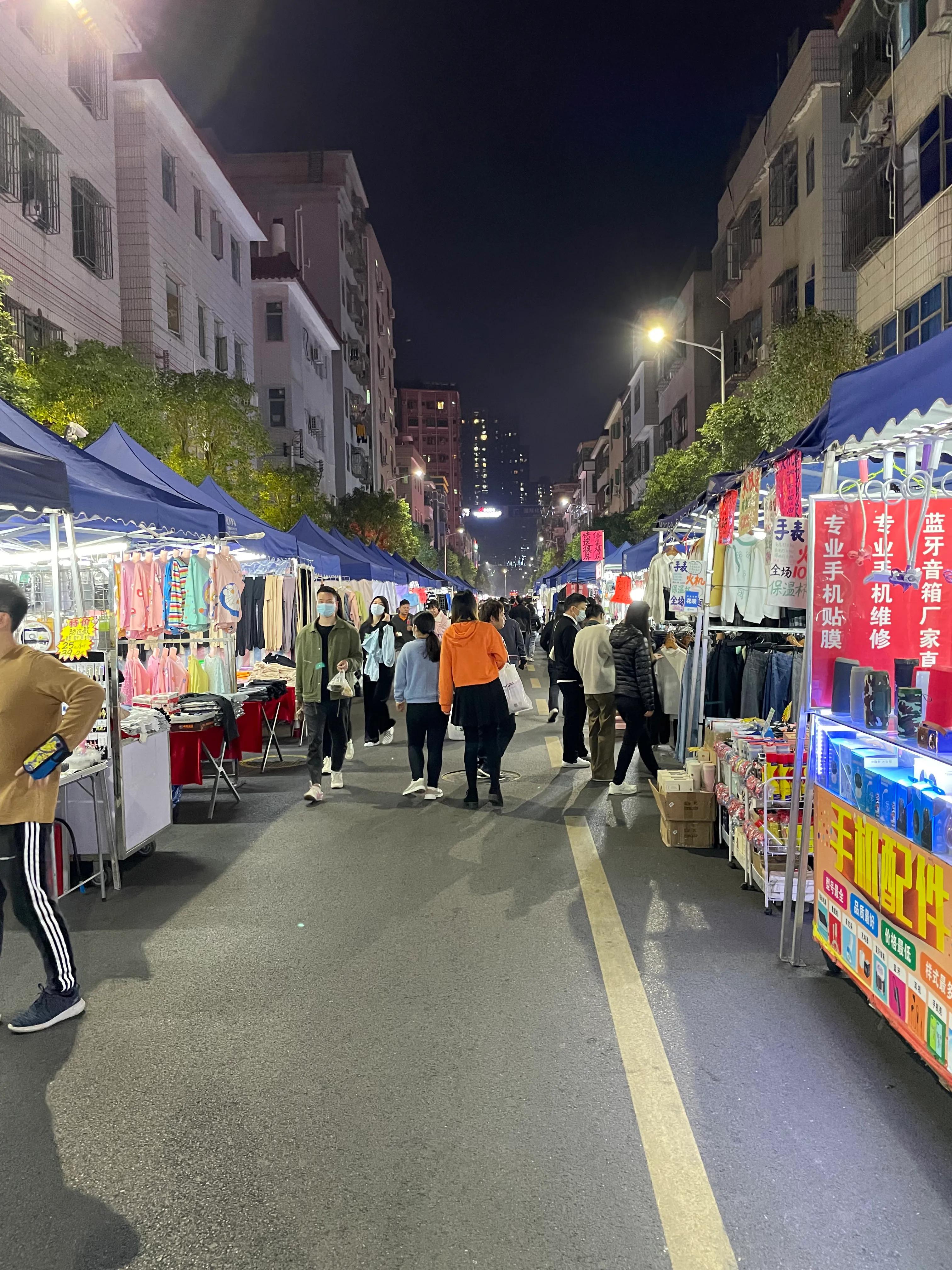 深圳最火的免费夜市街,深圳福永夜市街在哪里
