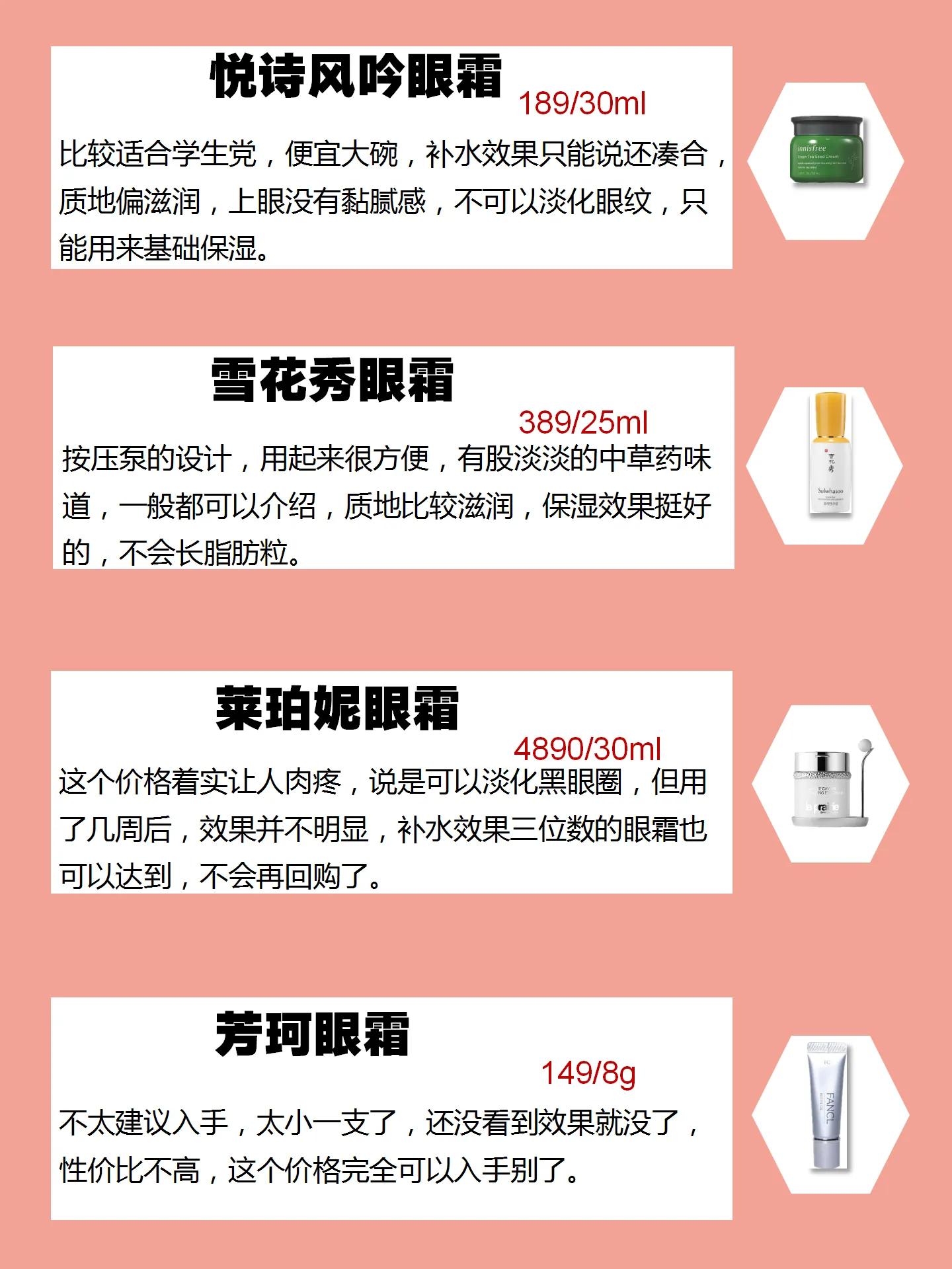 平价又好用的紧致抗衰老眼霜,别瞎买了眼霜