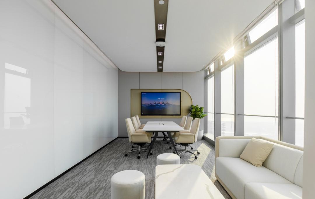 华可可实景落地作品|深圳前海万邑通科技总部办公室