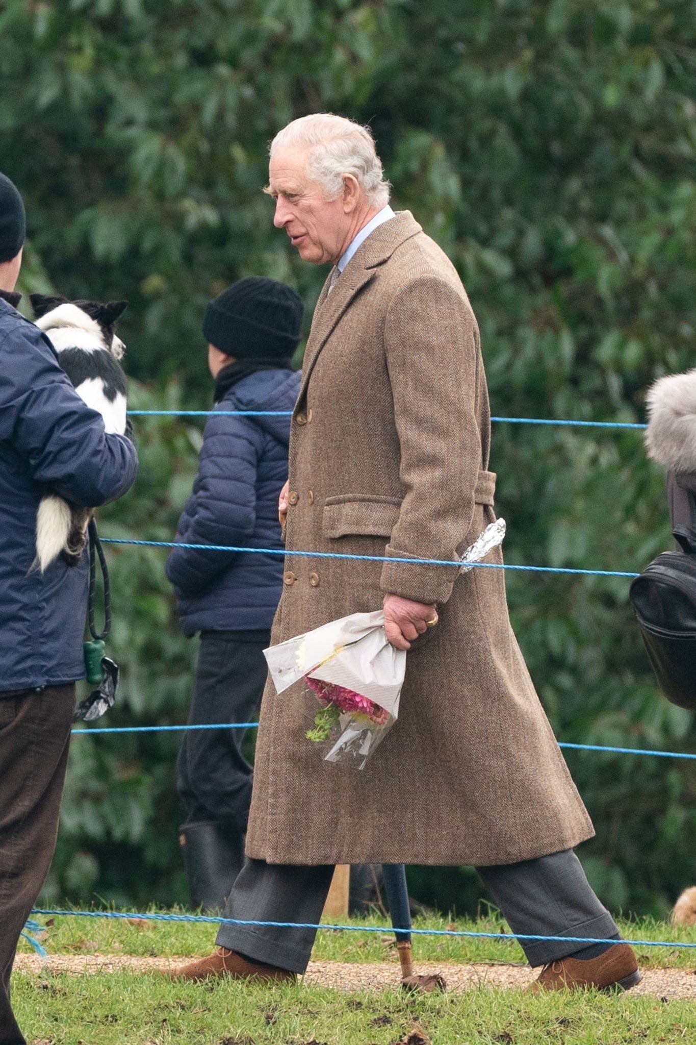 安妮公主与查尔斯,查尔斯与安妮公主合影