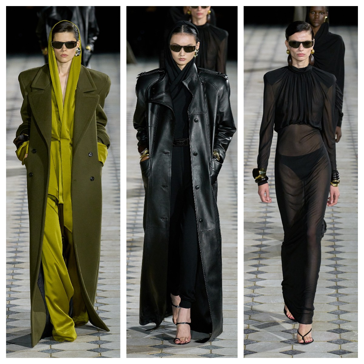 巴黎时装周saint,saintlaurent圣罗兰时装周