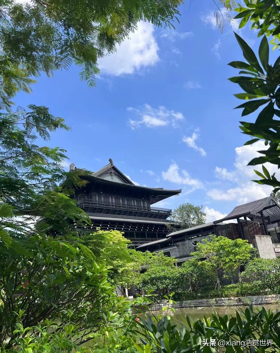 广州最新景点仿古建筑图片,广州新地标古代建筑