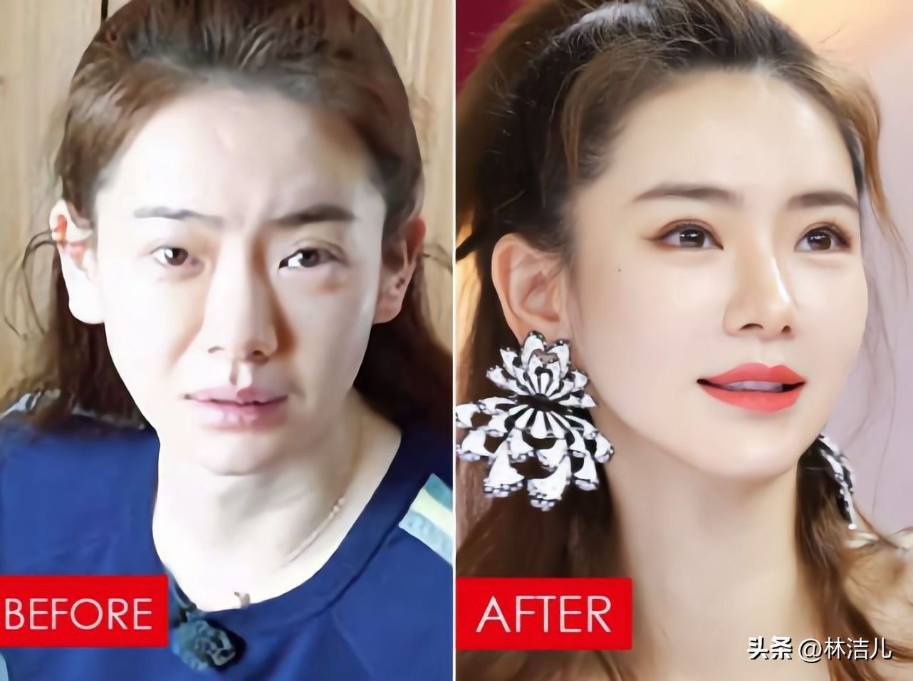 周冬雨眼型怎么画眼妆,周冬雨眼尾眼线怎么画