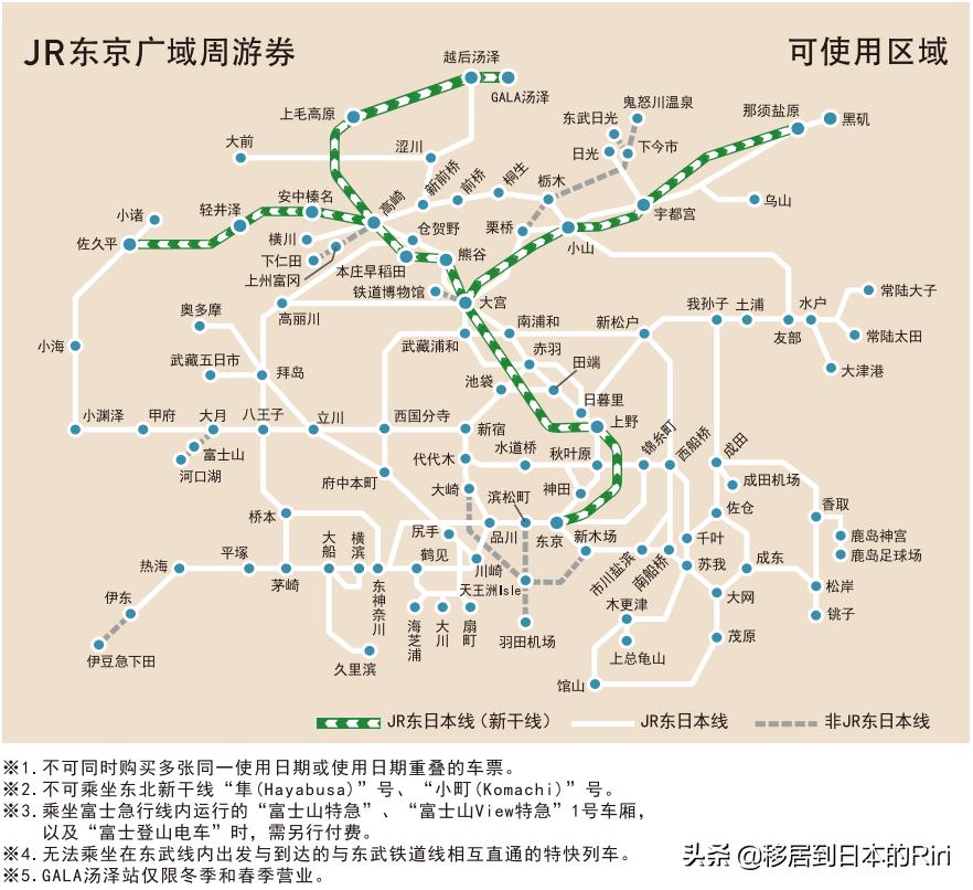 日本jrpass7日周游券,东日本新干线