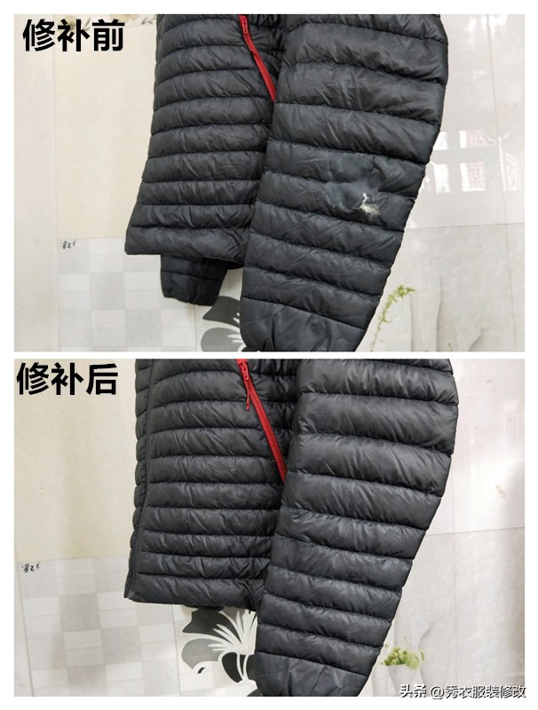 羽绒服破洞补丁能贴住吗 (羽绒服破洞巧补的方法贴补丁)