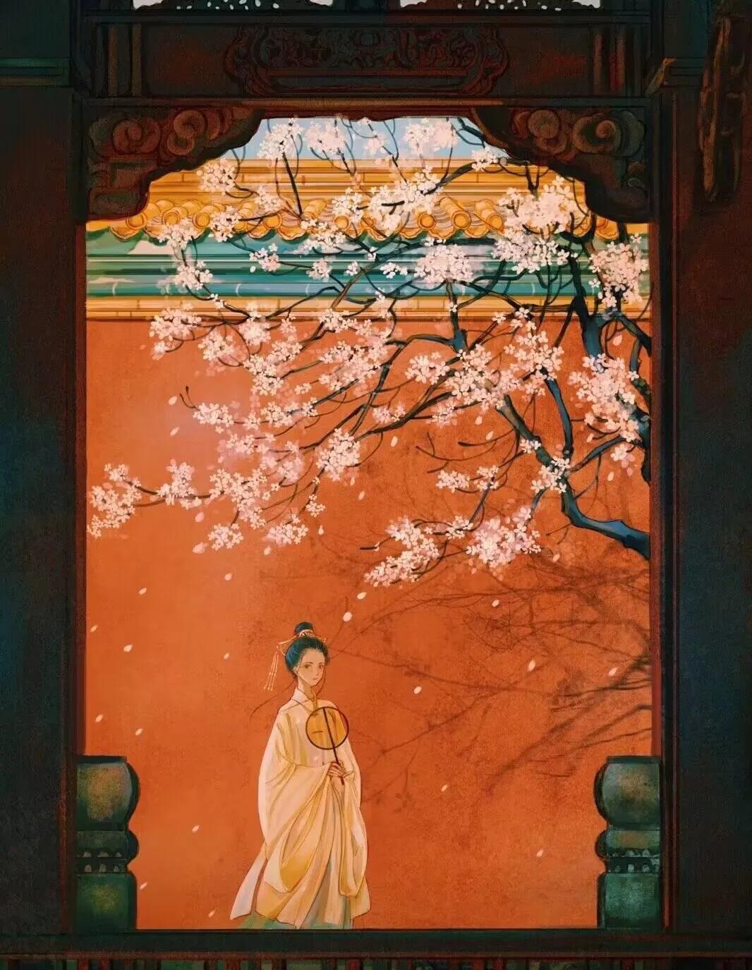 古风意境图片冬雪,古风意境图梅花