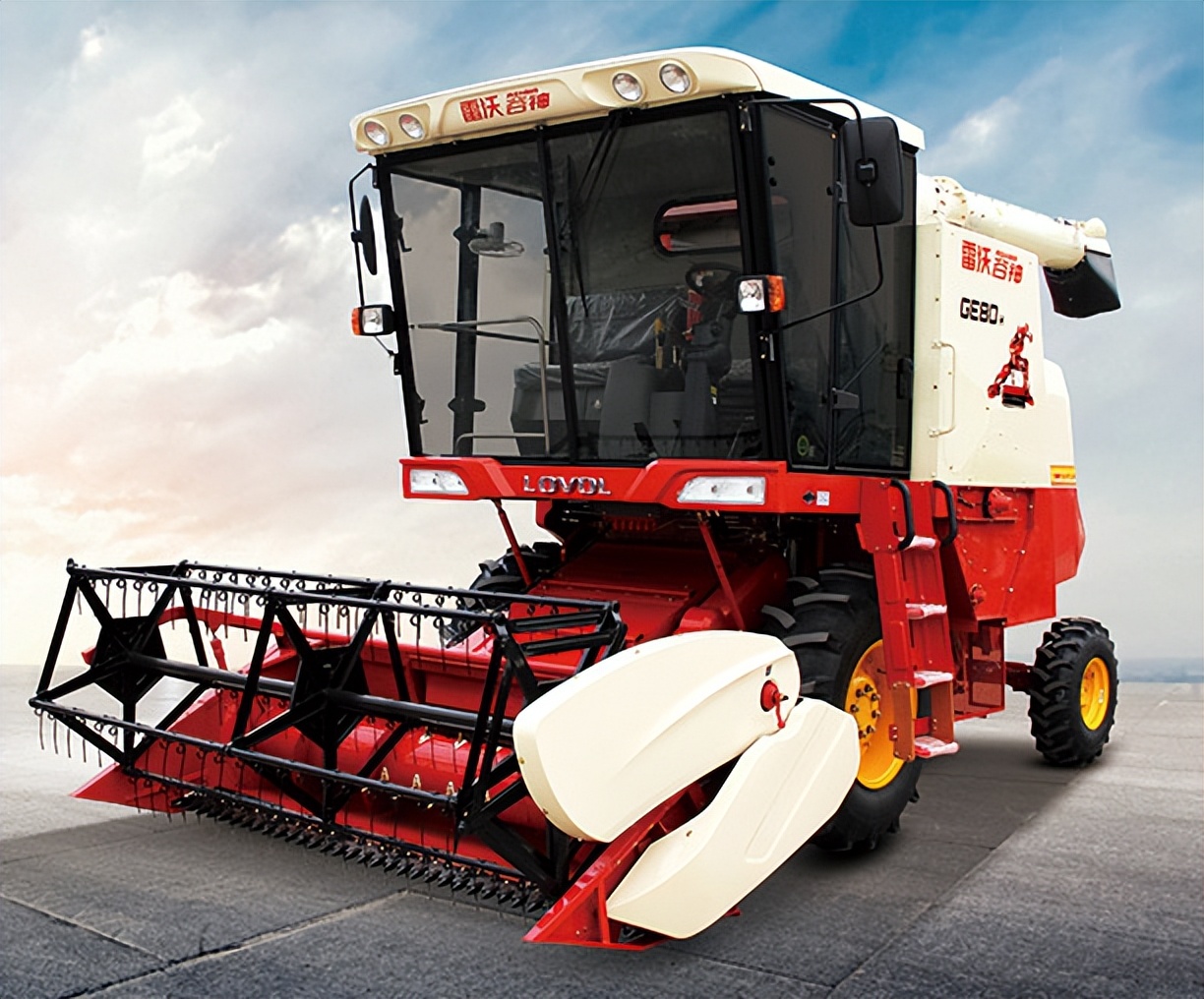 小麦收割机雷沃谷神160马力,小麦玉米两用收割机雷沃谷神80ge