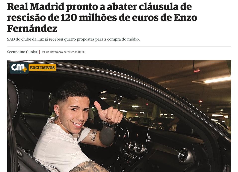 恩佐身价暴涨成世界杯当红炸子鸡，本菲卡已接到1.2亿欧报价！