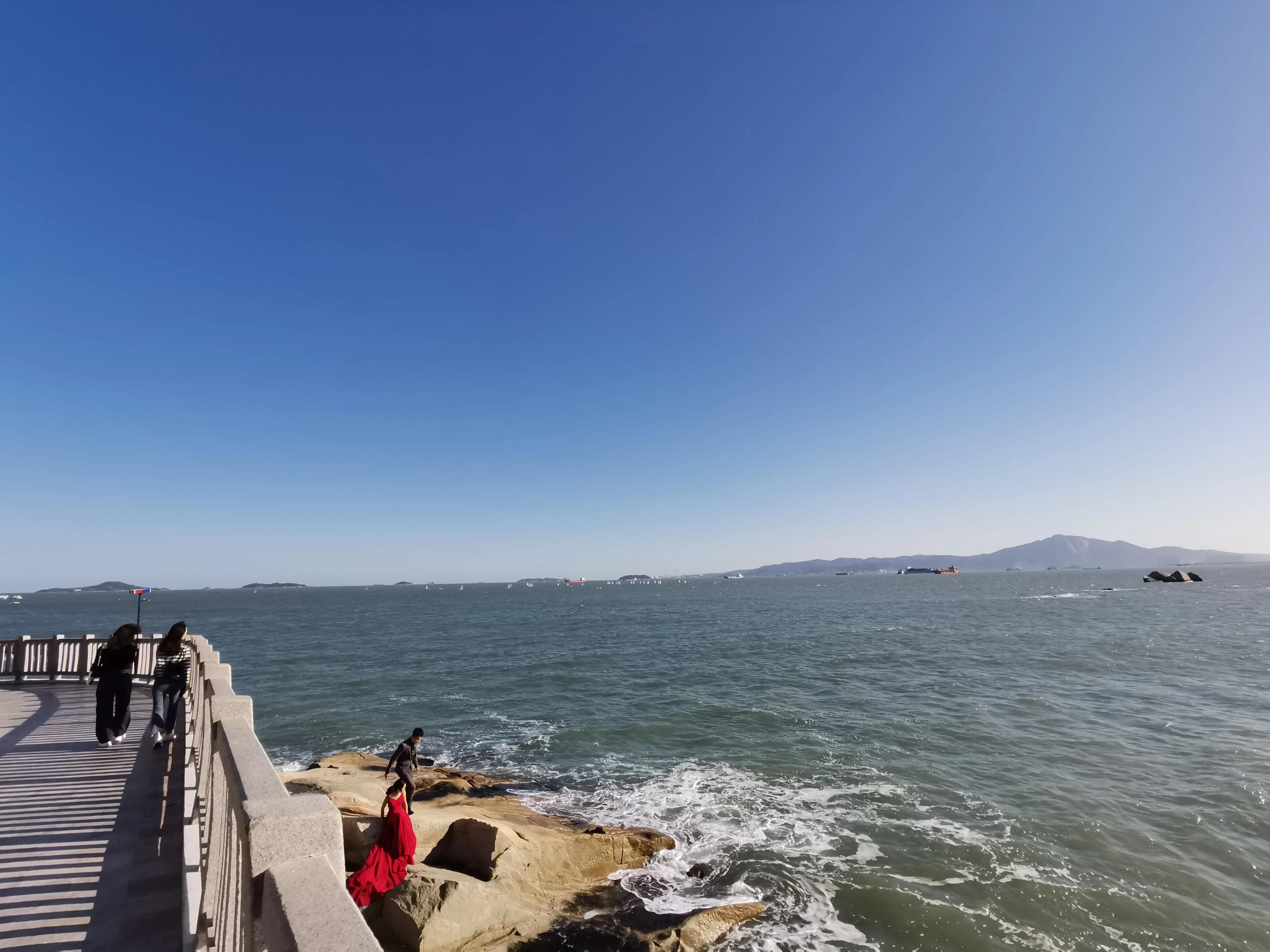 厦门的蓝天白云大海,厦门的海厦门的天空