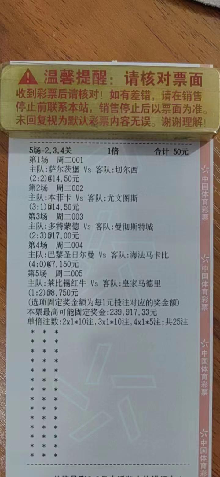 竞彩推荐：竞彩推荐5串1，RB莱比锡vs皇家马德里，附胜负比分预测