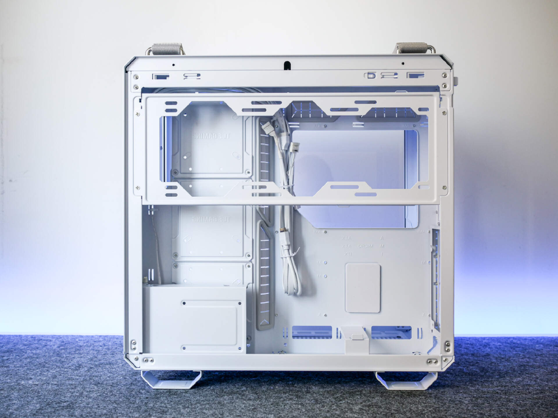 华硕gt502机箱教学,华硕tuf502弹药库机箱装机视频