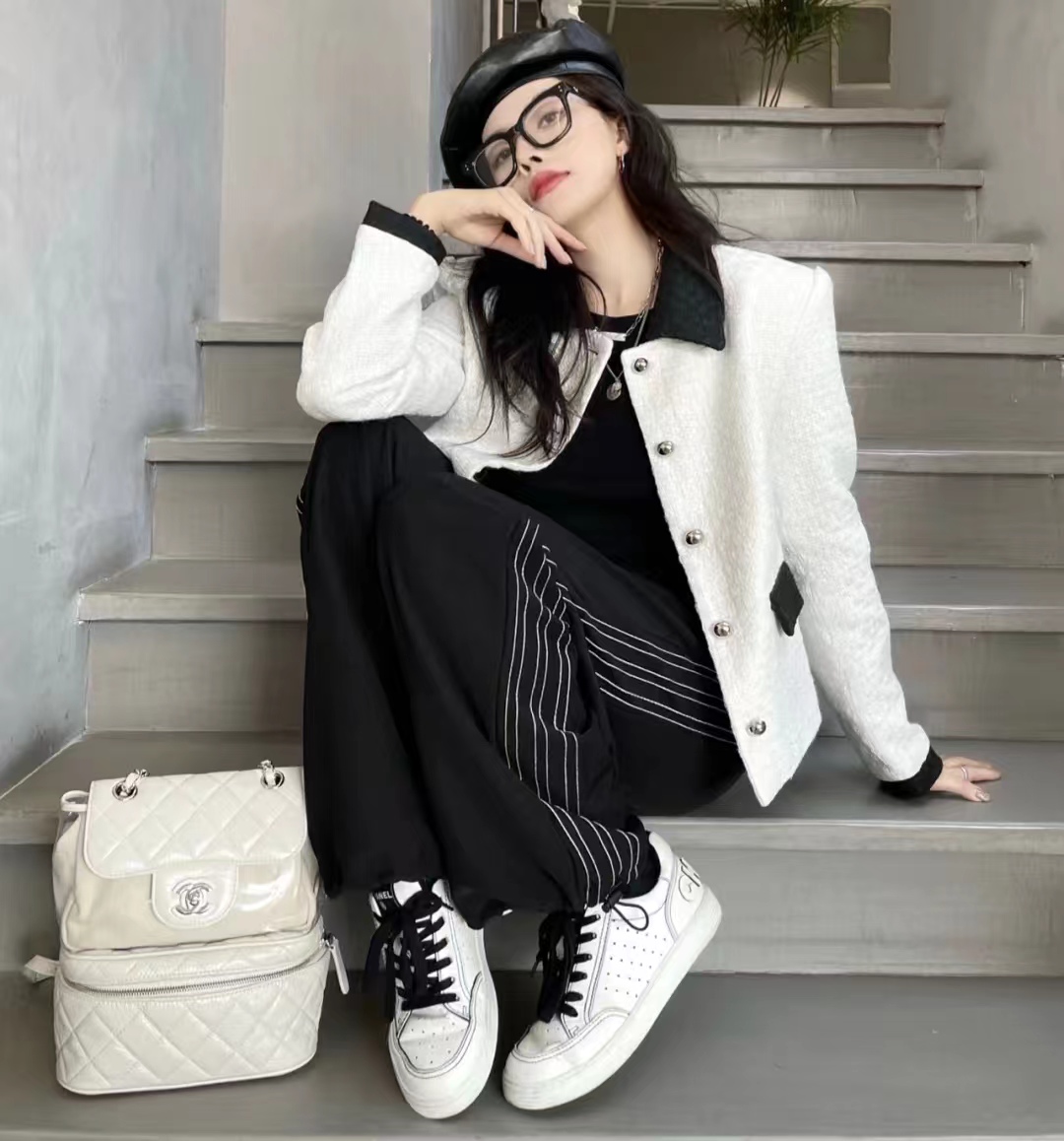 30-40岁洋气外套小香风套装,小香风外套年轻气质搭配