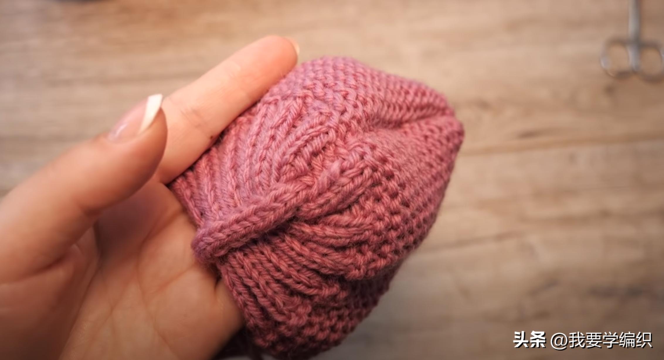 轻松编织一片式地板袜,最简单的一片式地板袜