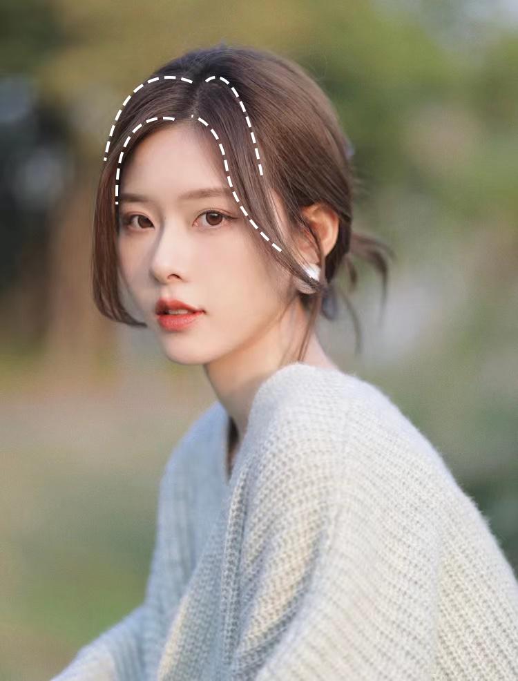 剪完刘海后你不知道你有多好看,什么刘海不用剪就好看