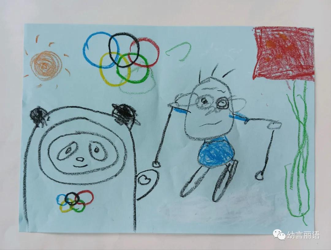 助力冬奥创意美术手工,冬奥会冰墩墩和雪容融绘画