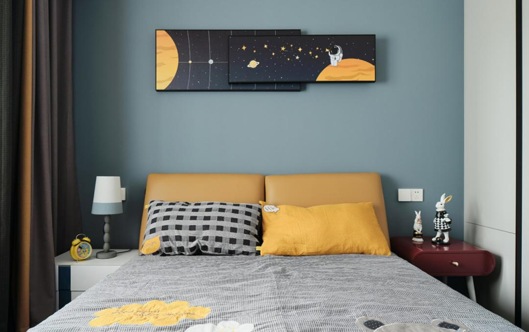 小三居90平米简约风格装修美式,90-100平米小户型装修设计美式