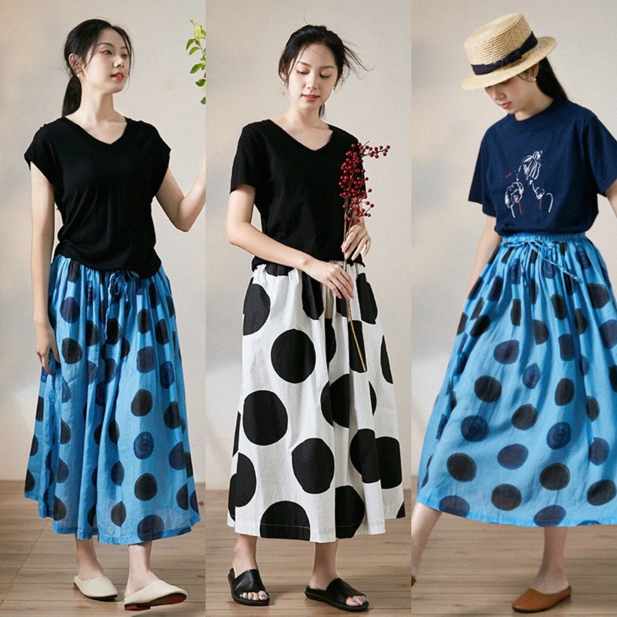 40岁女人不差钱，推荐试试这4条“半身裙”，舒适显瘦还洋气