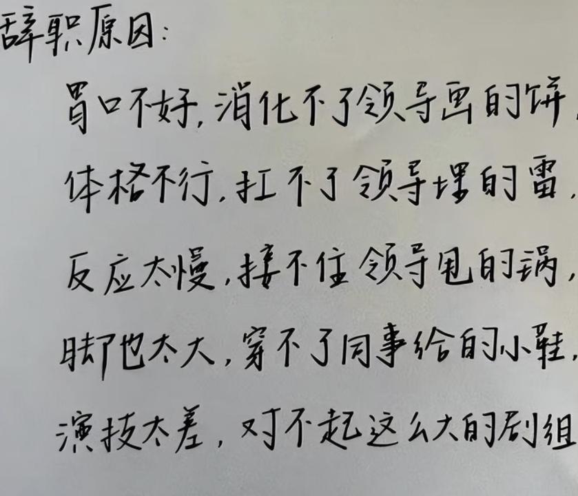 年少轻狂的辞职信怎么写,年少轻狂的辞职信