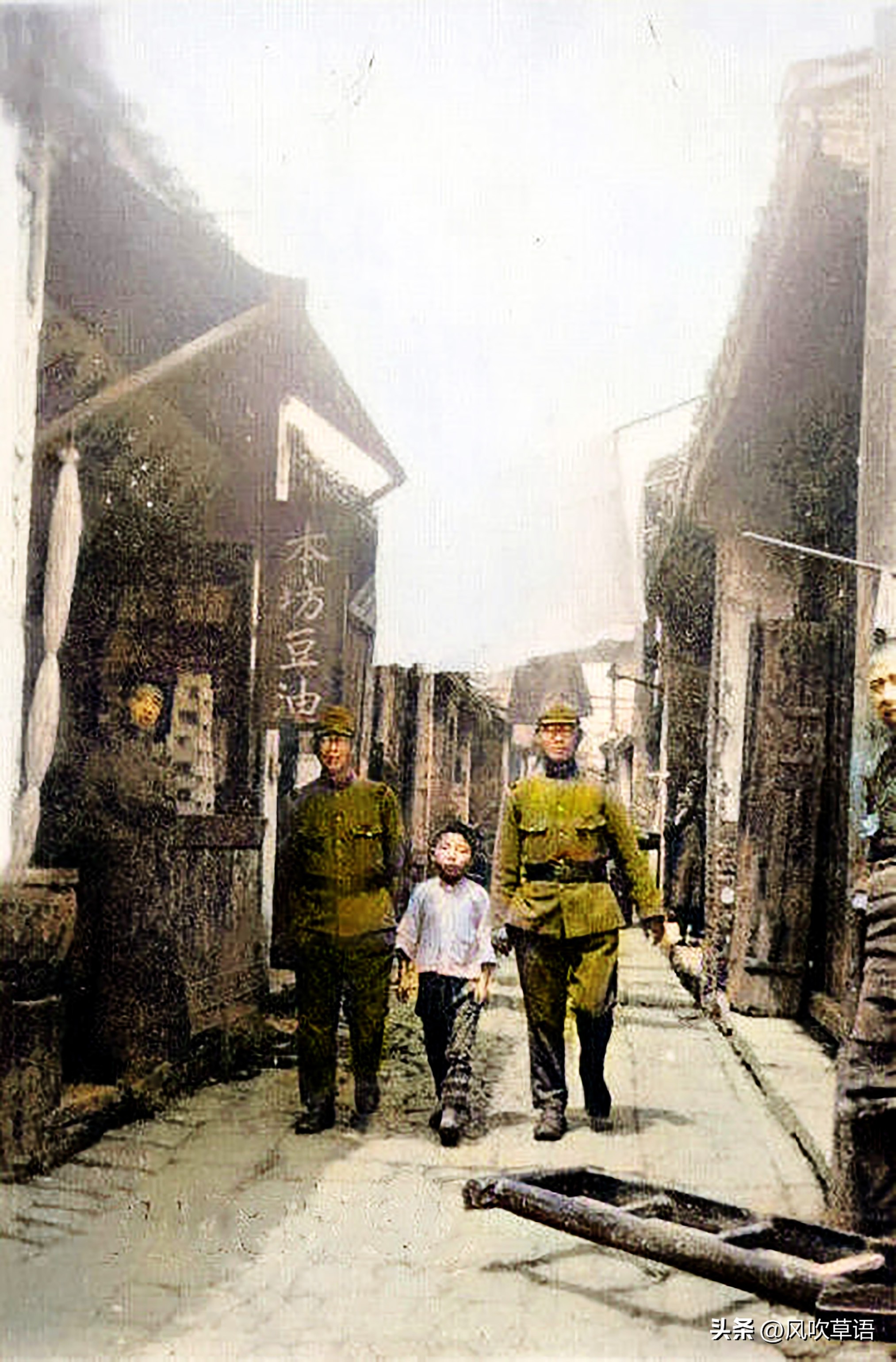 侵华战争大汉奸照片,侵华日军镜头中的汉奸