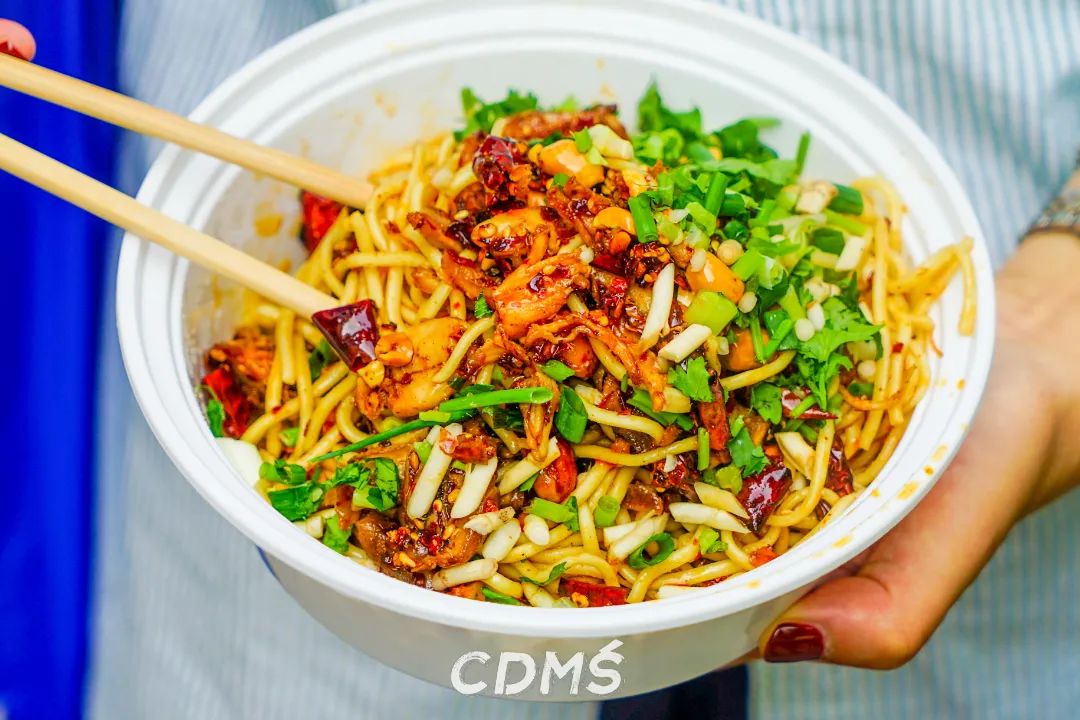 成都分量超大的凉面,成都凉面店