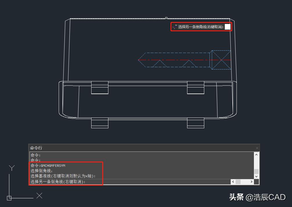 cad倒角后怎么标注原来尺寸,cad中倒角大小的标注方法