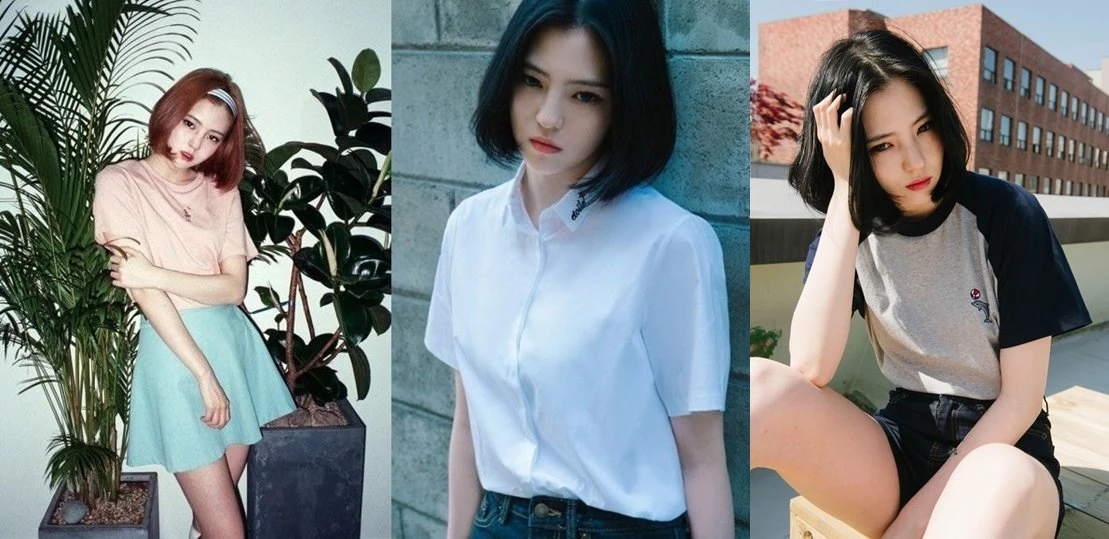 韩素希低马尾剧照,韩国女艺人韩素希黑料