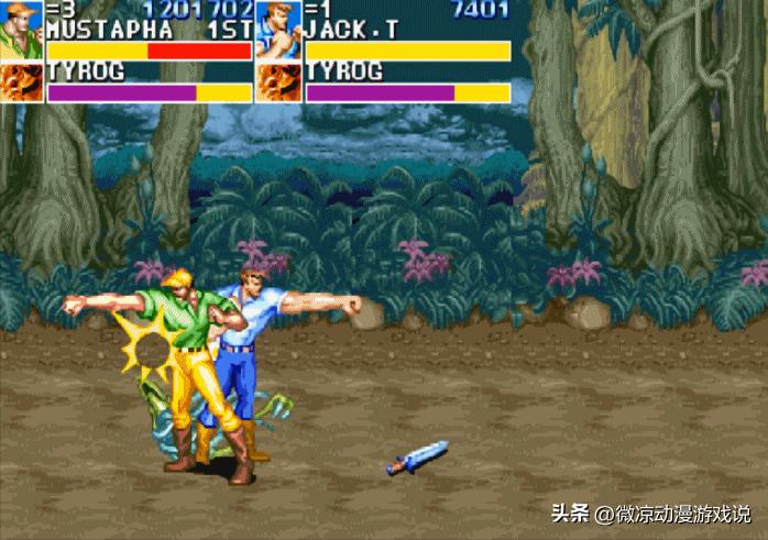 童年游戏回顾恐龙快打,童年经典街机游戏快打