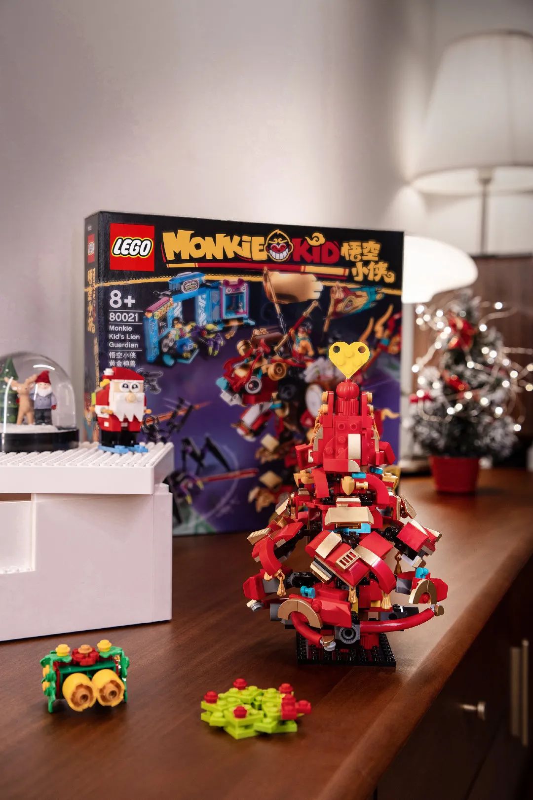 乐高圣诞节搭建作品,乐高怎么做圣诞树和礼物