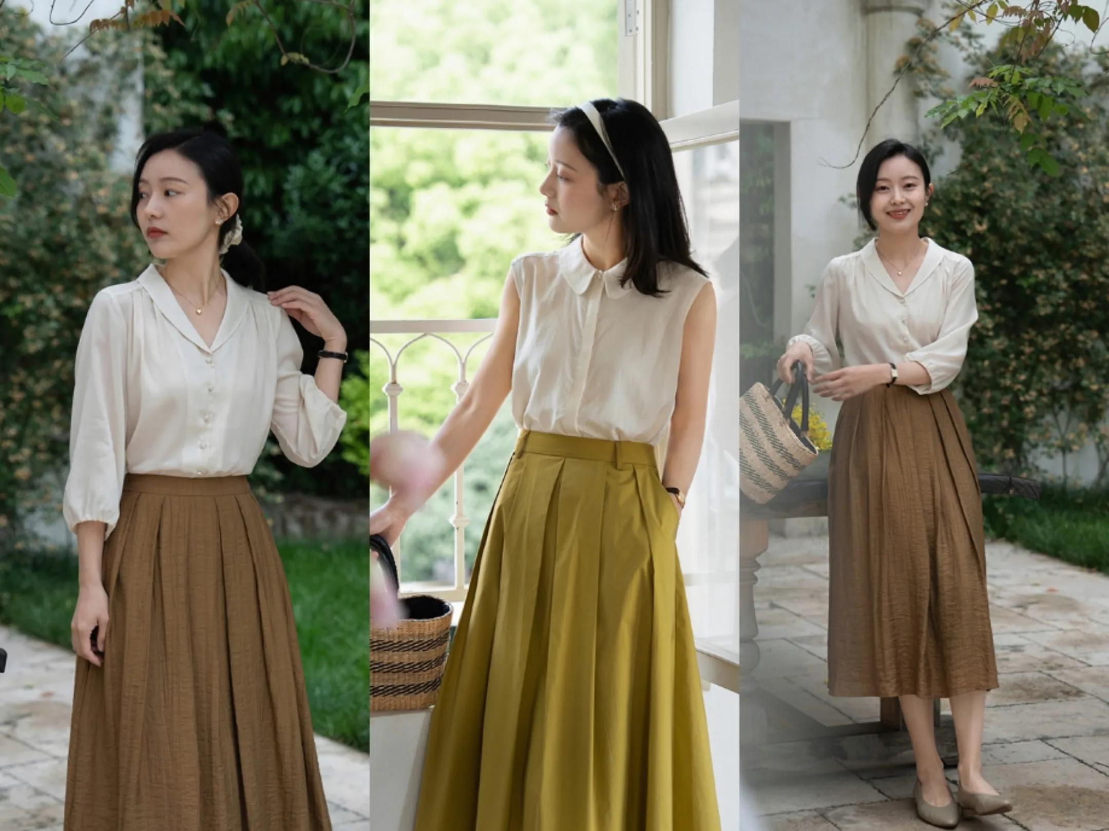 白衬衫到底怎么穿才不老气,白衬衫怎样穿出来时髦感