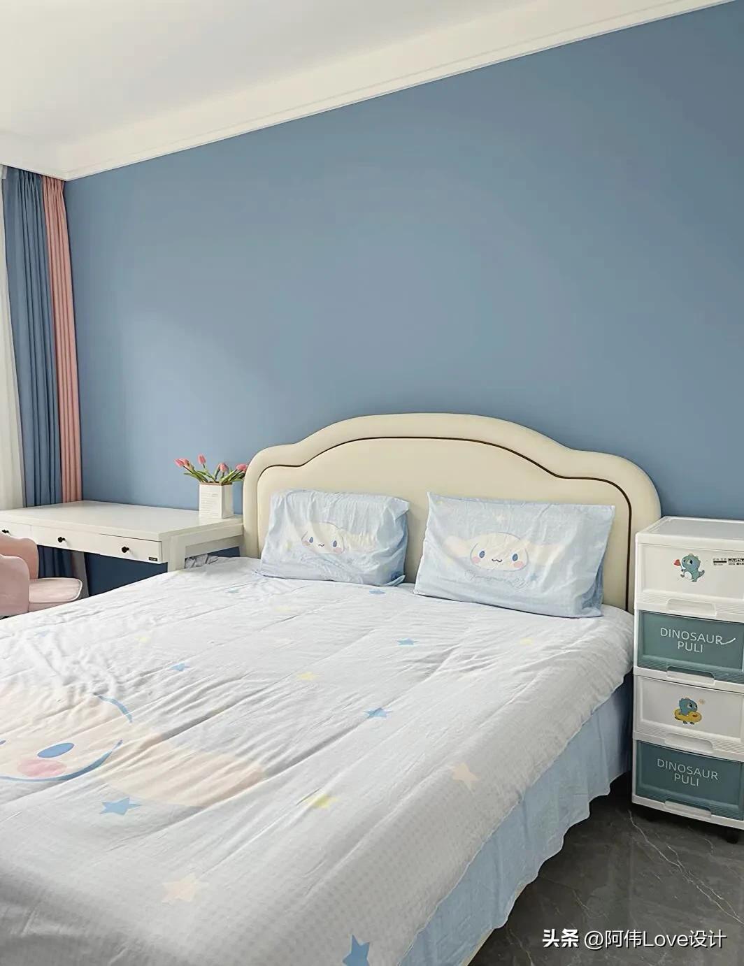 卧室刷墙颜色搭配,立邦漆卧室颜色搭配