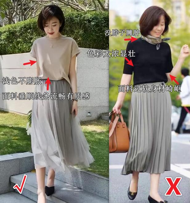 夏天穿的裙子好看又显瘦50岁穿的,夏季减龄t恤裙穿搭