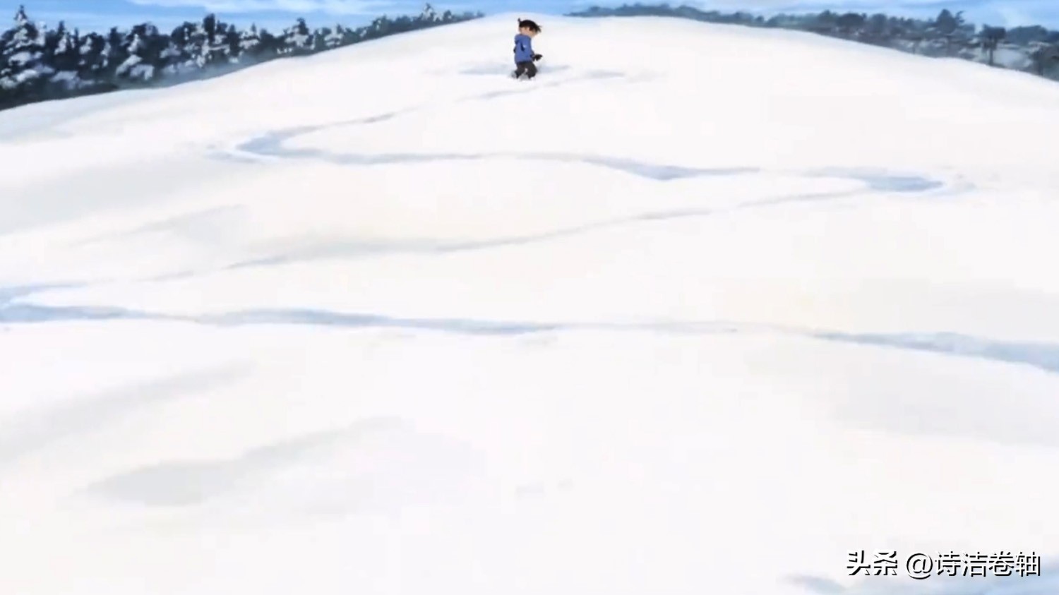 柯南遇雪崩小兰哭求新一相助,沉默的15分钟小兰发现柯南的身份