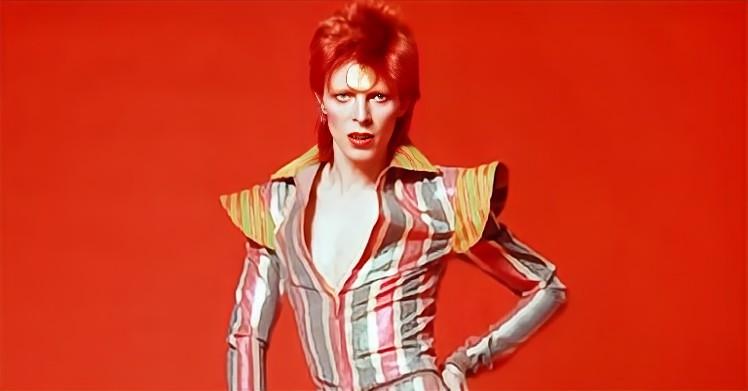 大卫鲍伊时尚风格,大卫鲍伊和妻子伊曼