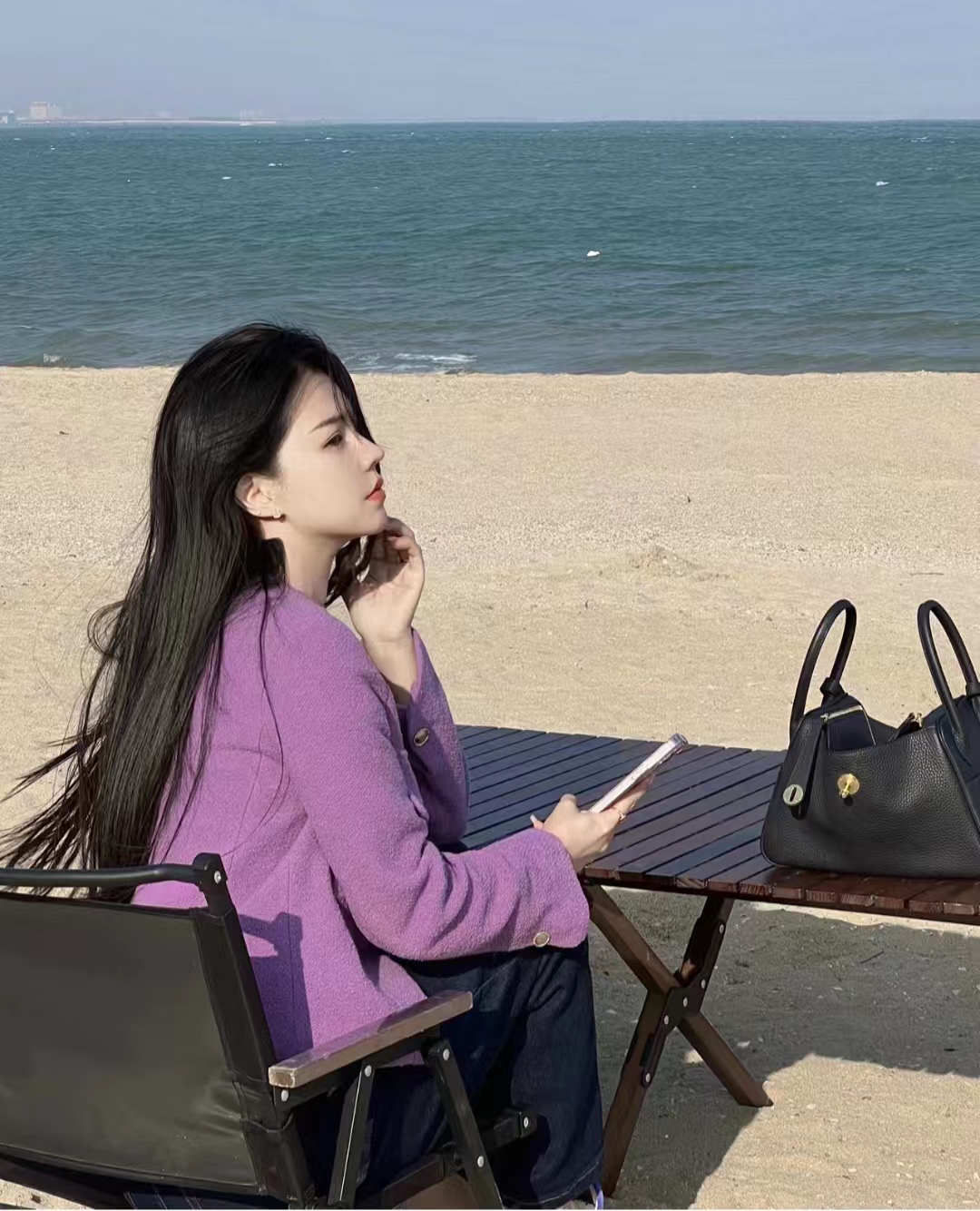 香芋紫小香风外套搭配什么裤子女,香芋紫短外套搭配什么裤子好看