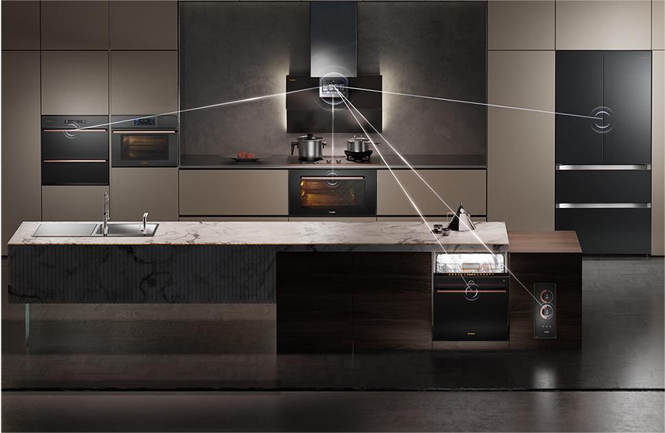 方太集成烹饪中心awe,方太厨房智能中控屏