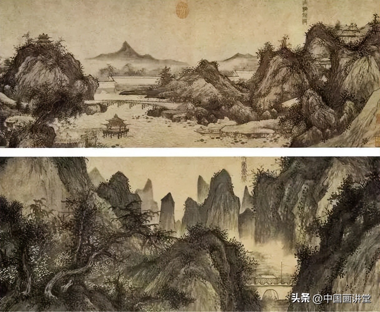 明代山水画100幅大饱眼福值得借鉴,明清高清山水作品欣赏