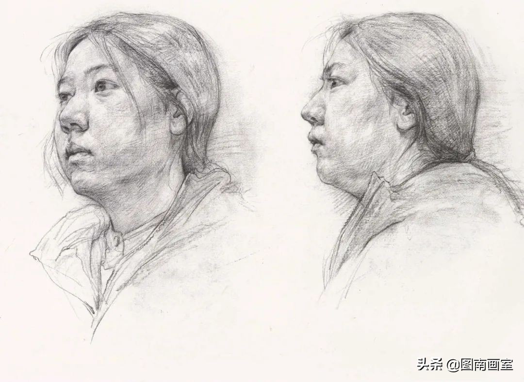 中国美术学院素描头像高分作品,全国素描高分作品