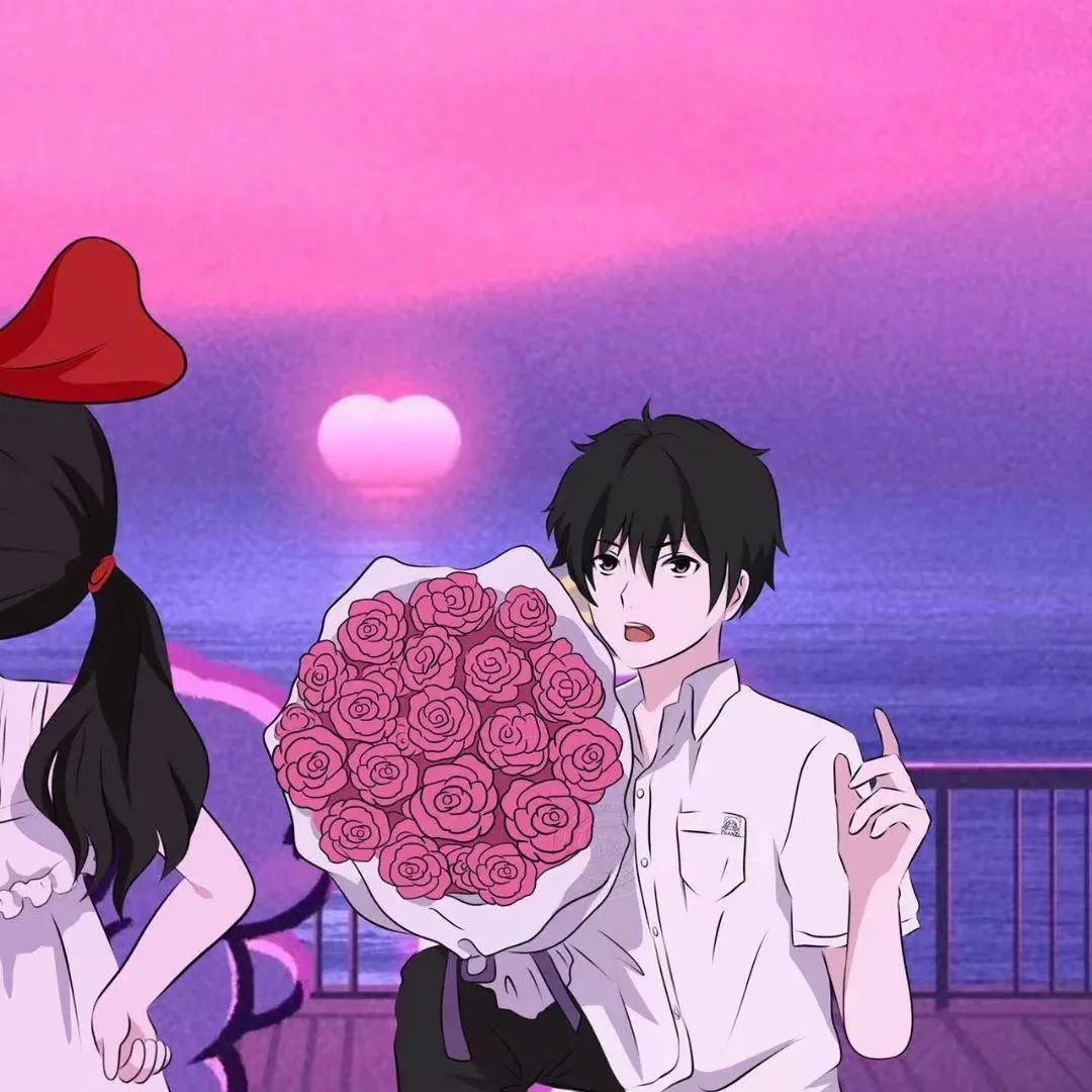 甜蜜情侣头像带字图片,甜蜜情侣头像可爱呆萌