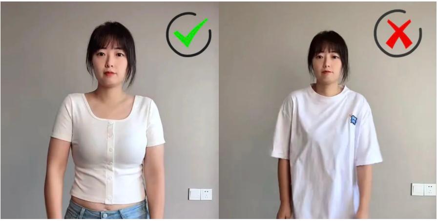 你真的会挑衬衫吗,穿什么版型的t恤显瘦