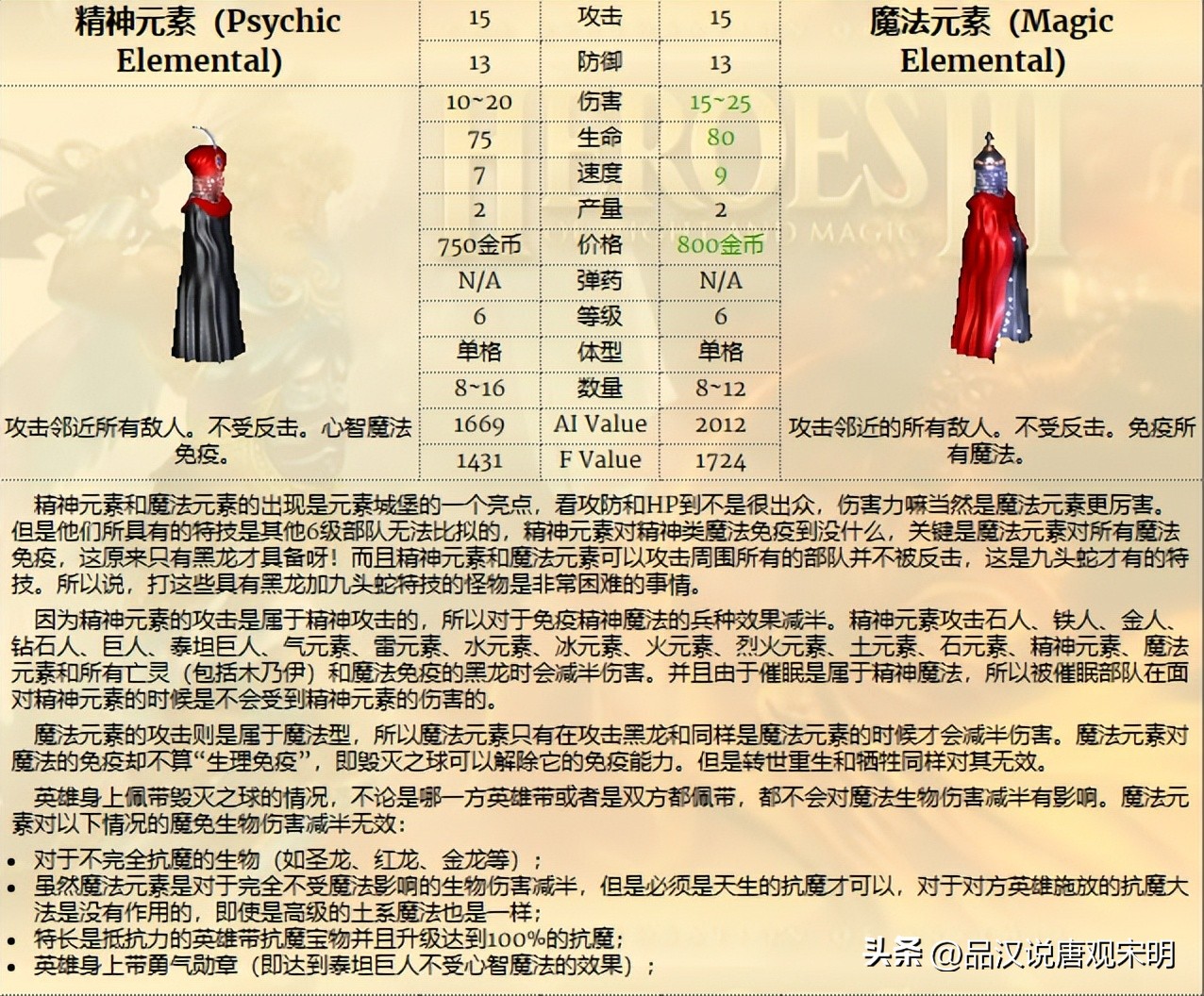 英雄无敌兵种大小,英雄无敌系列兵种介绍