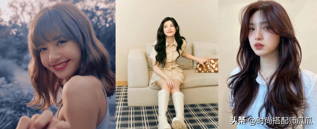 圆脸的女生适合直发吗,圆脸能留黑直发吗