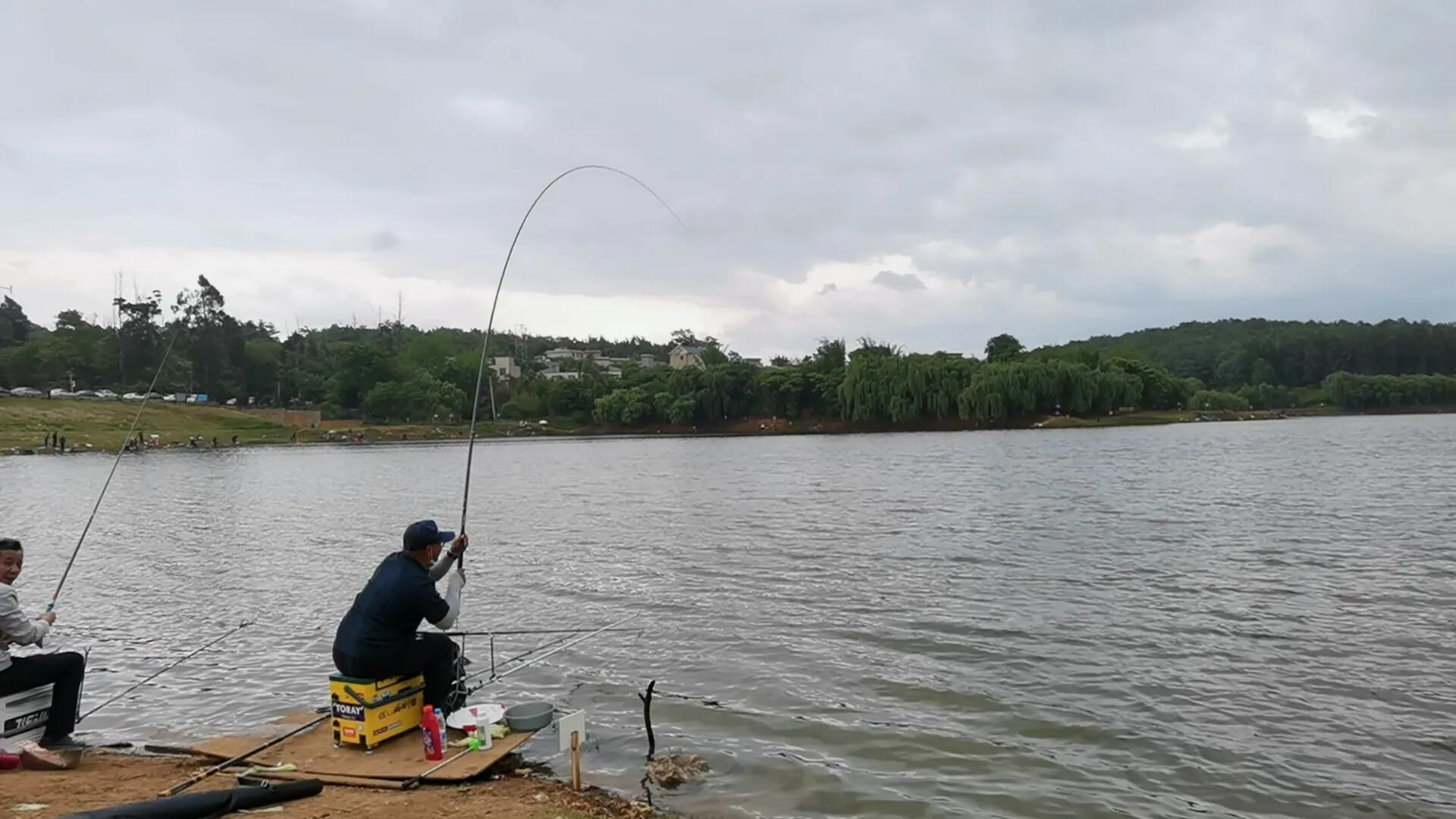 天目湖库钓大赛,昆明呈贡杨官庄水库