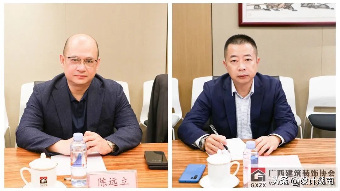 中国建筑装饰协会会长王中奇莅临广西建筑装饰协会调研交流