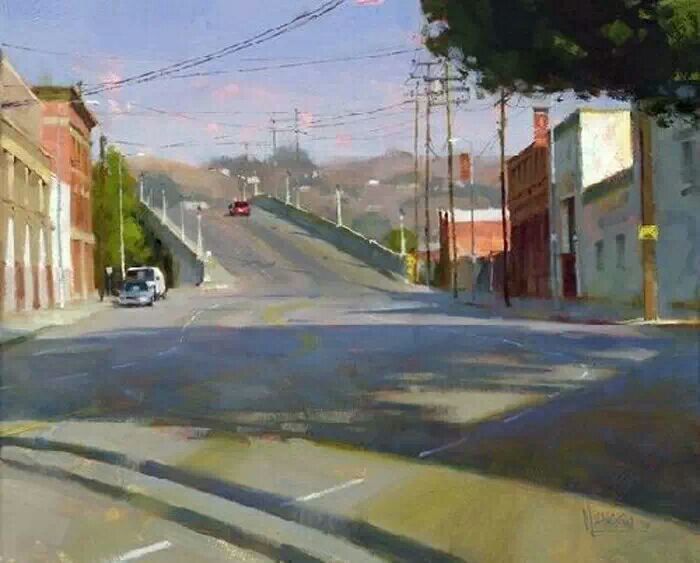 美国画家delbertgish油画作品欣赏,美国现代印象派女画家