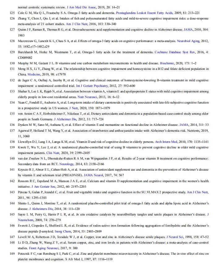 阿尔茨海默症需要补充哪些营养,阿尔茨海默病与营养