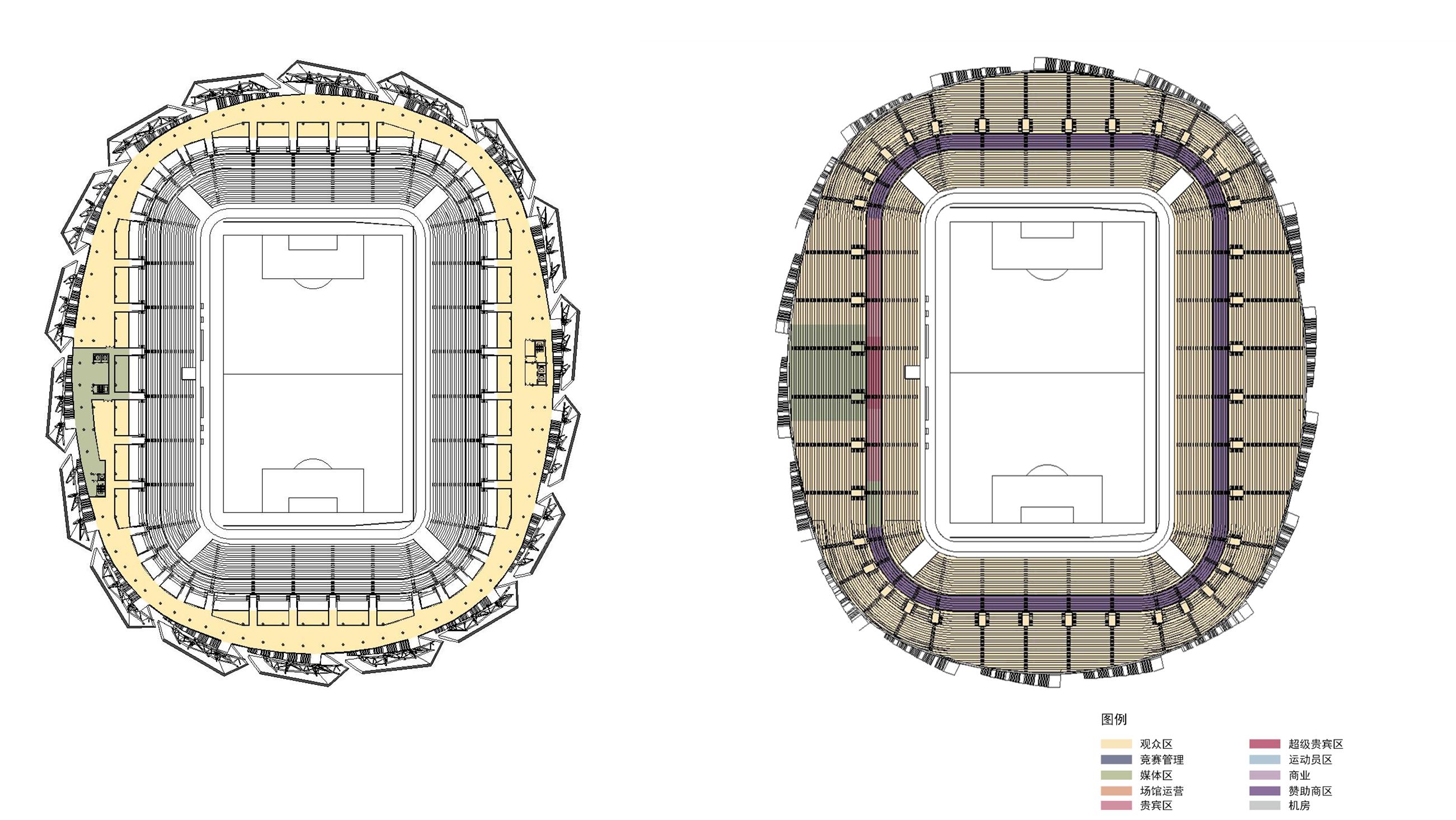 重庆龙兴足球场,重庆龙兴足球场内部航拍