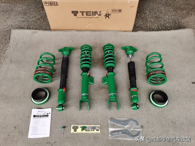 特斯拉避震改装升级TEINFZ高低软硬可调避震器
