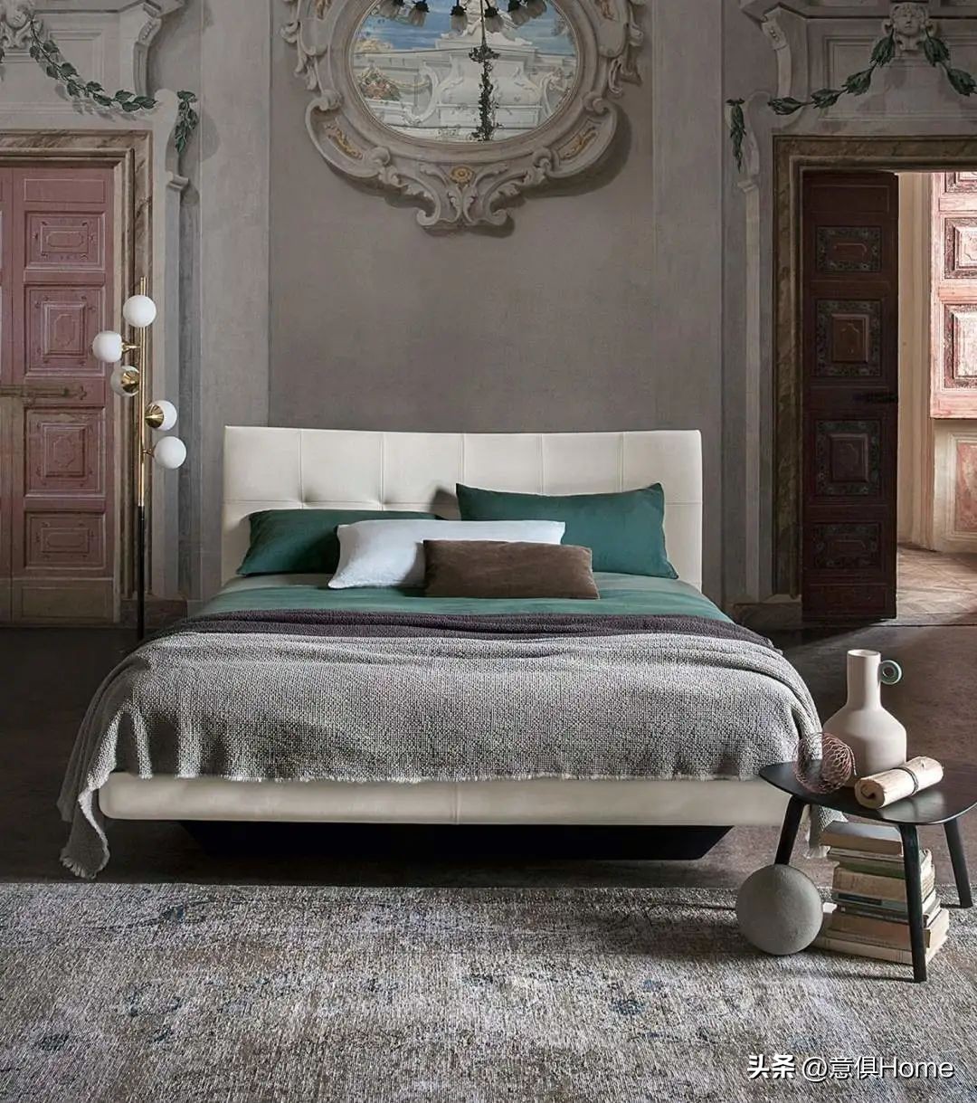 软包床最流行一款,比较温馨的软包床