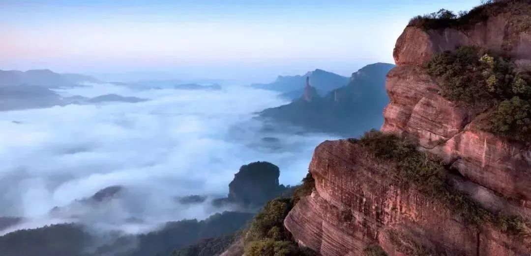 丹霞山阳元石风光,丹霞山那奇妙的景观